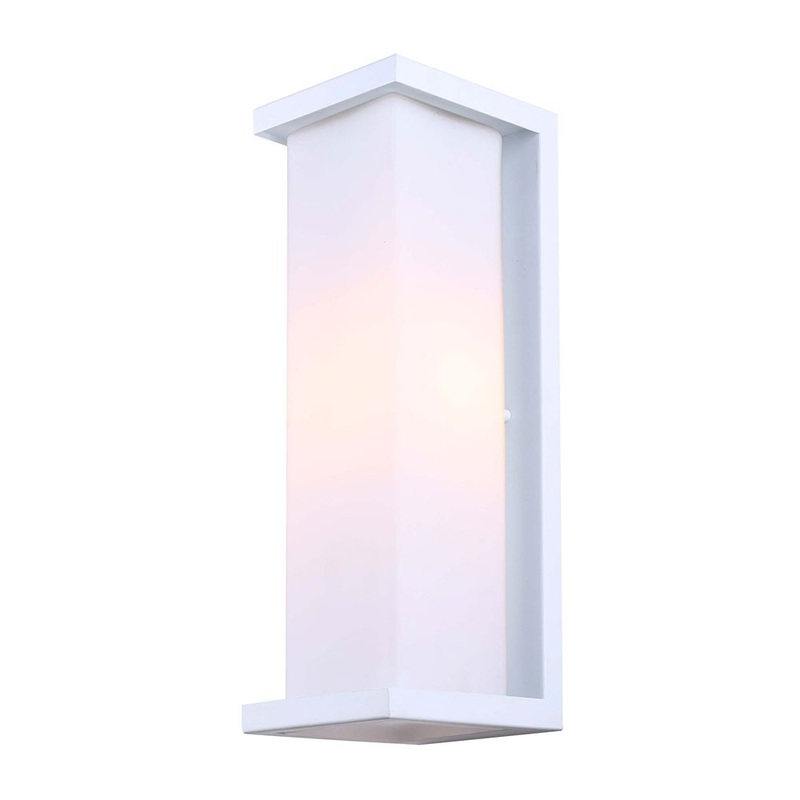 Canarm IOL608WH Ridley One Light Outdoor Lantern White
