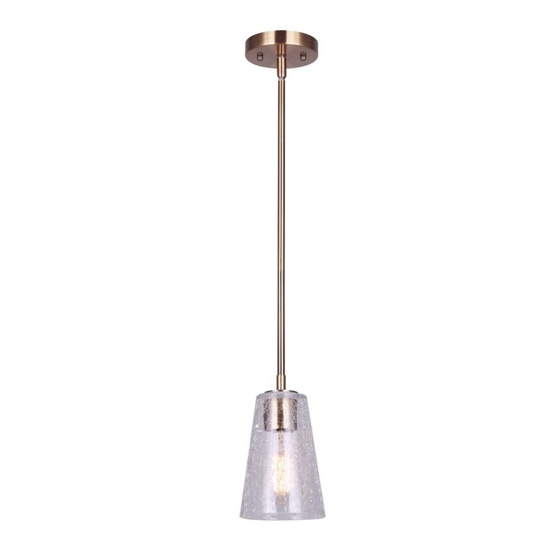 Canarm IPL1100A01GD Everly One Light Pendant Gold (Discontinued)