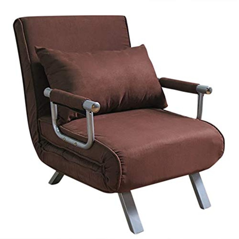 ITALFROM Divano Letto Sofa Bed Marrone DIVANI 65x69x82h DIVANETTI Divano Letto 1 Piazza