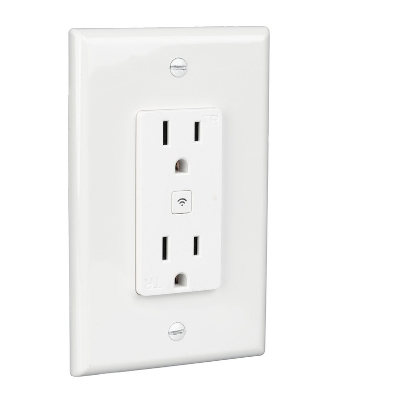 American Lighting SPKPL-OUTLETW-2S-WH Smart Wall Outlet