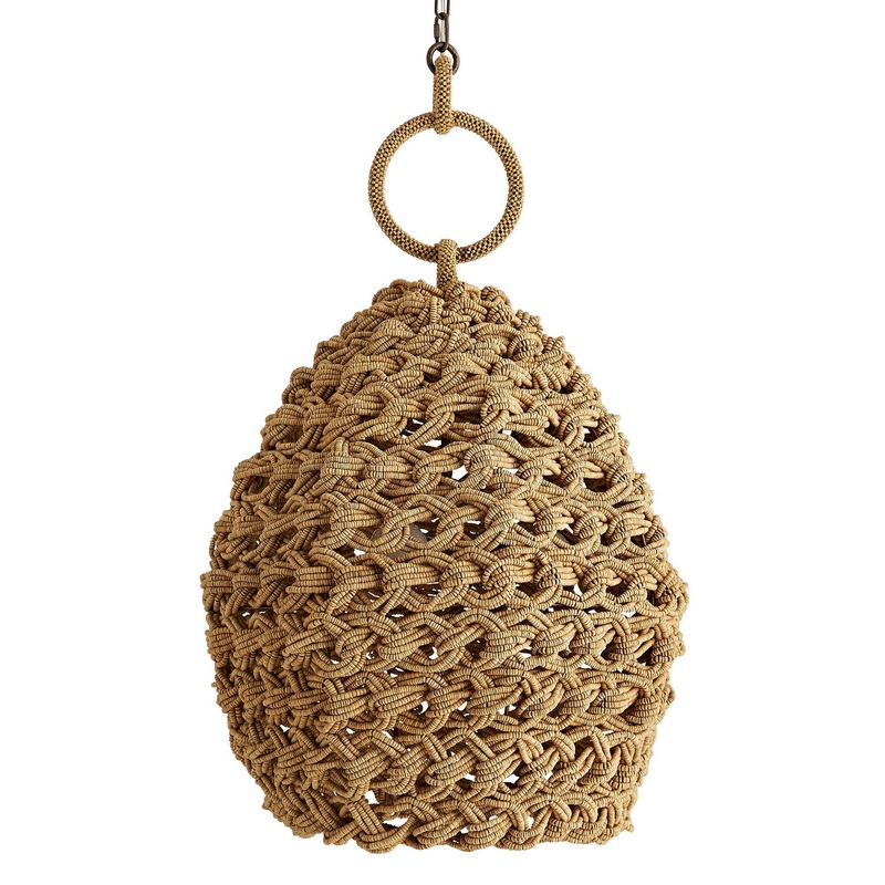 Arteriors 45058 Saxon Three Light Pendant Natural