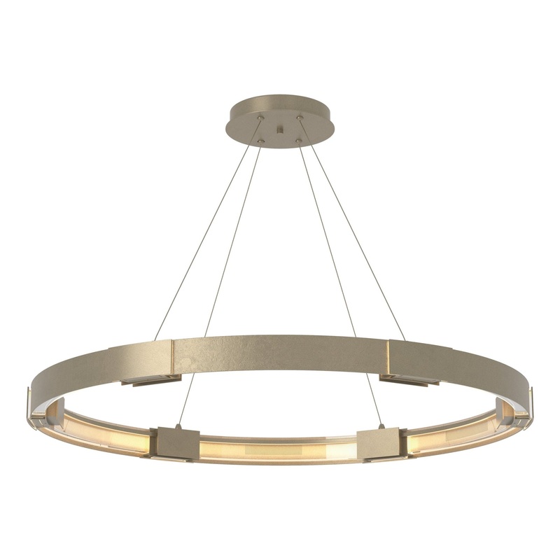 Aura Large LED Pendant Soft Gold