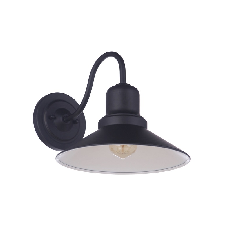 Craftmade ZA5404-MN Singleton One Light Outdoor Wall Lantern Midnight