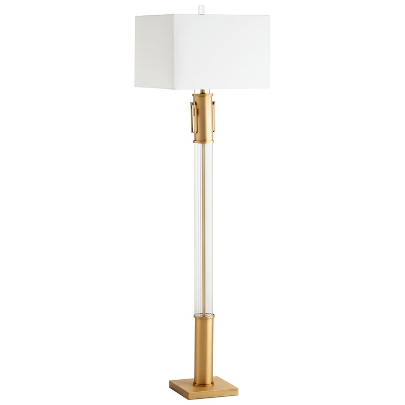 Cyan 10546-1 LED Table Lamp Aged Brass
