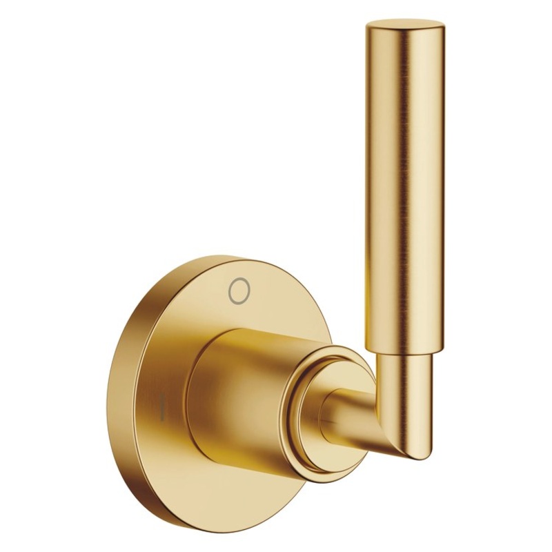 Diverter Trim TARA Wall Mount Concealed Two-Way with Shut-Off Function Brushed Durabrass 1 Lever ADA