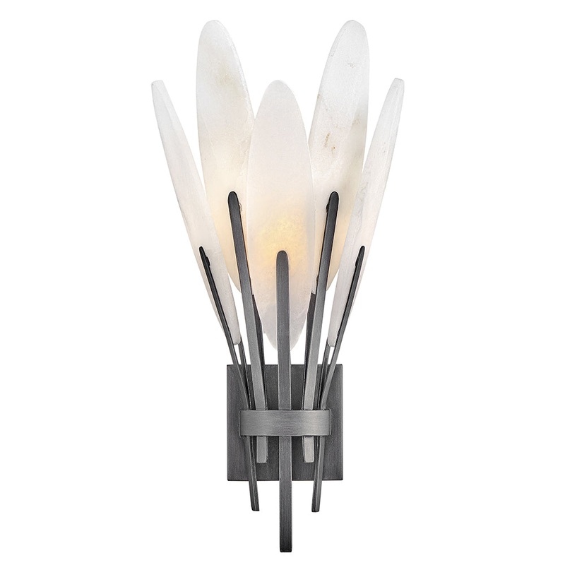 Nerine Large Sconce Brushed Graphite