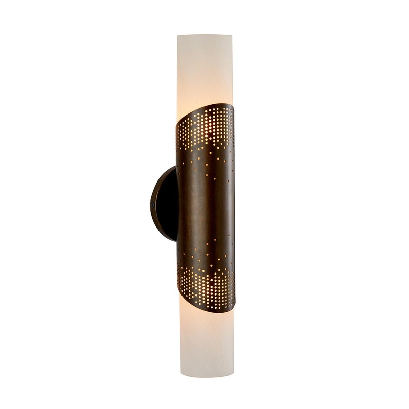 Arteriors DWC38 Exelsior Two Light Wall Sconce Matte Swirl/English Bronze