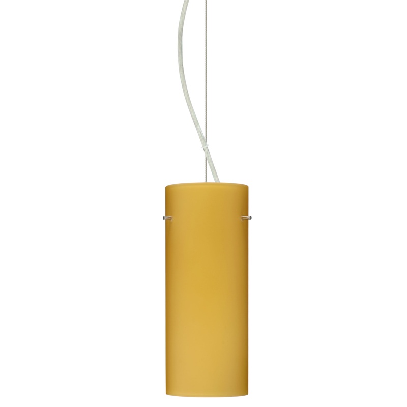 Besa 1KX-4123VM-SN Stilo One Light Pendant Satin Nickel