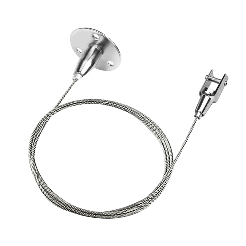 Billboard Hanger Indicator Light Suspension Hook Cable 30kg Load Capacity 8 Pack