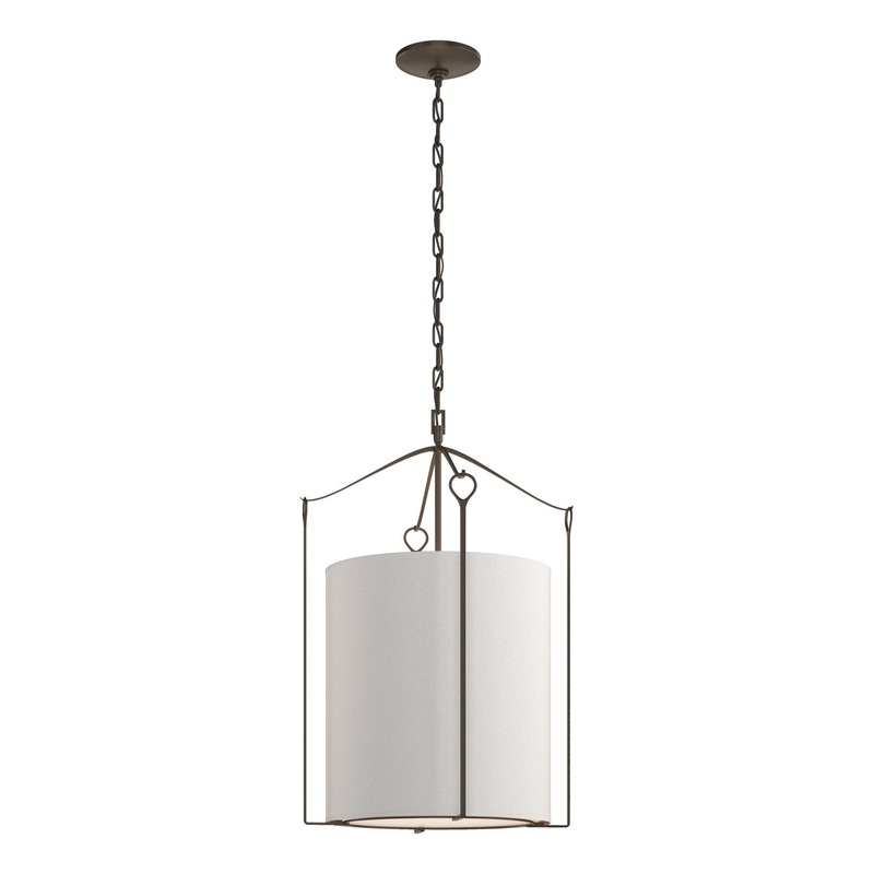 Bow Tall Pendant Bronze Flax Shade (SE)
