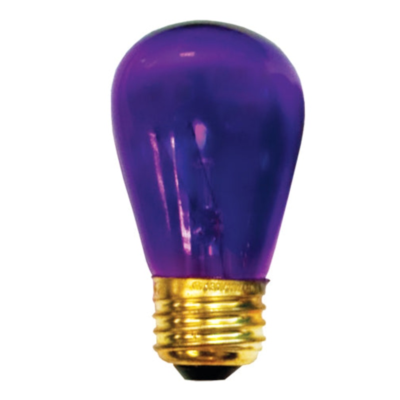 Bulbrite 701511 Indicator, Light Bulb Transparent Purple