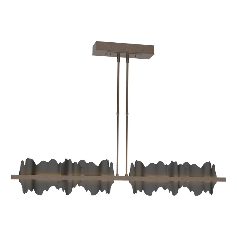 Hildene Large LED Pendant Bronze Black