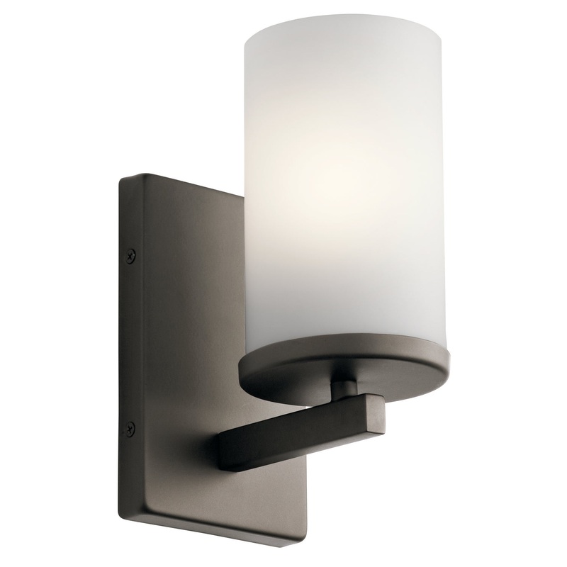 Kichler 45495OZ One Light Wall Sconce, Olde Bronze