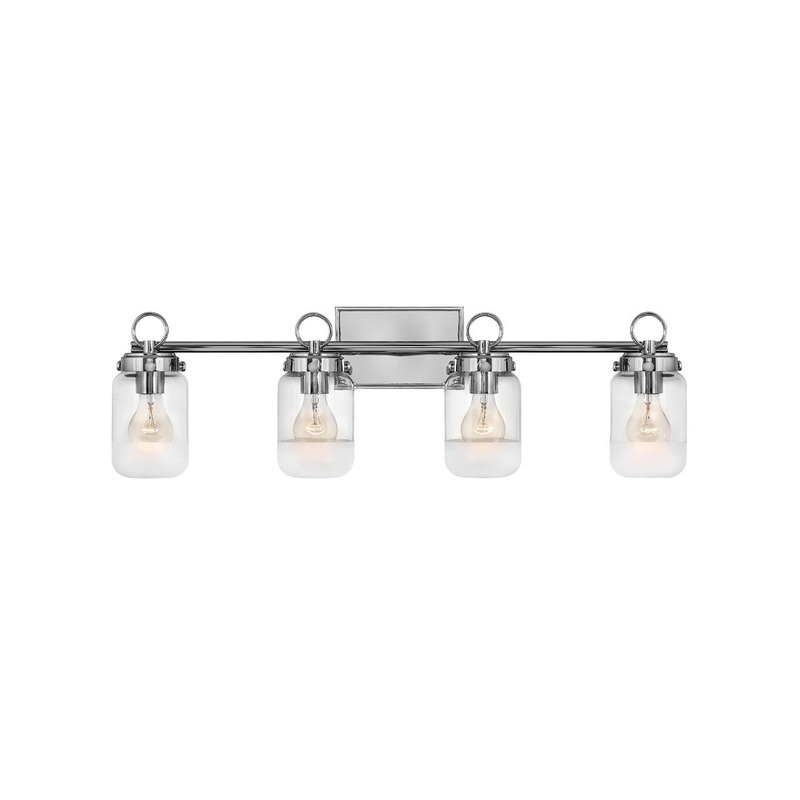 LED Bath from the Penley Collection in Polished Nickel Finish by Hinkley