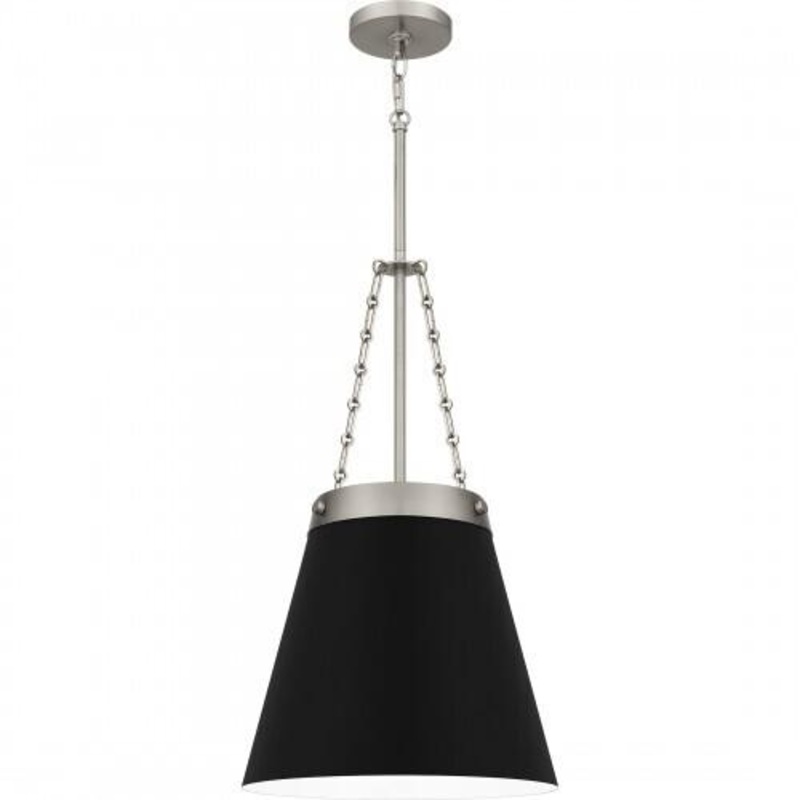 Quoizel QPP6183BN Quoizel Piccolo Pendant Mid pendant 1 light brushed nickel Mini Pendant
