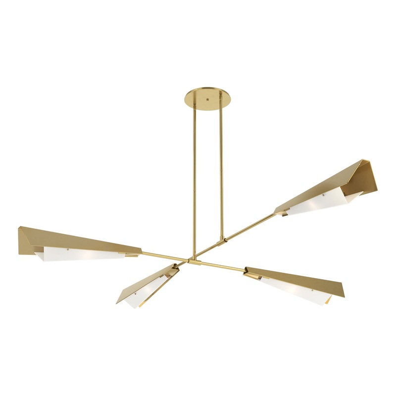 Vertex Large Pendant/Semi-Flush Modern Brass Modern Brass