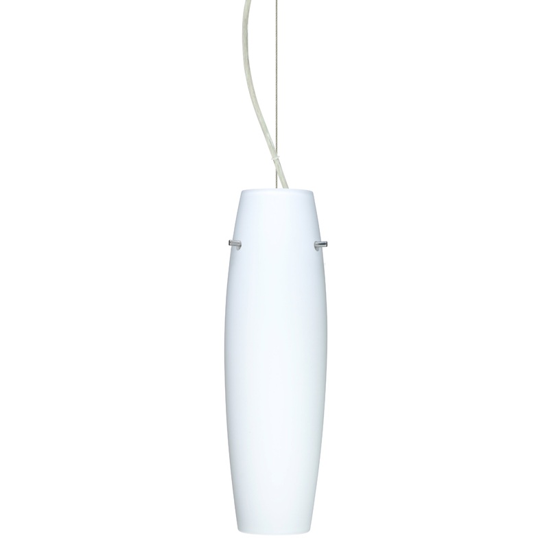 Besa 1KX-489707-SN Suzi One Light Pendant Satin Nickel