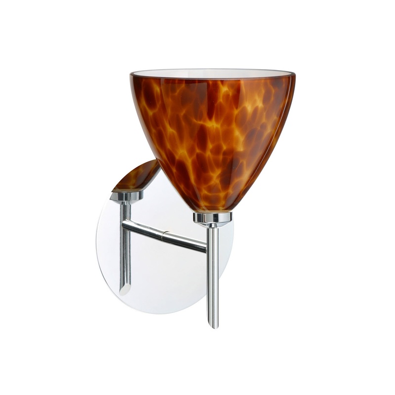 Besa 1SW-177918-CR Mia One Light Wall Sconce Chrome