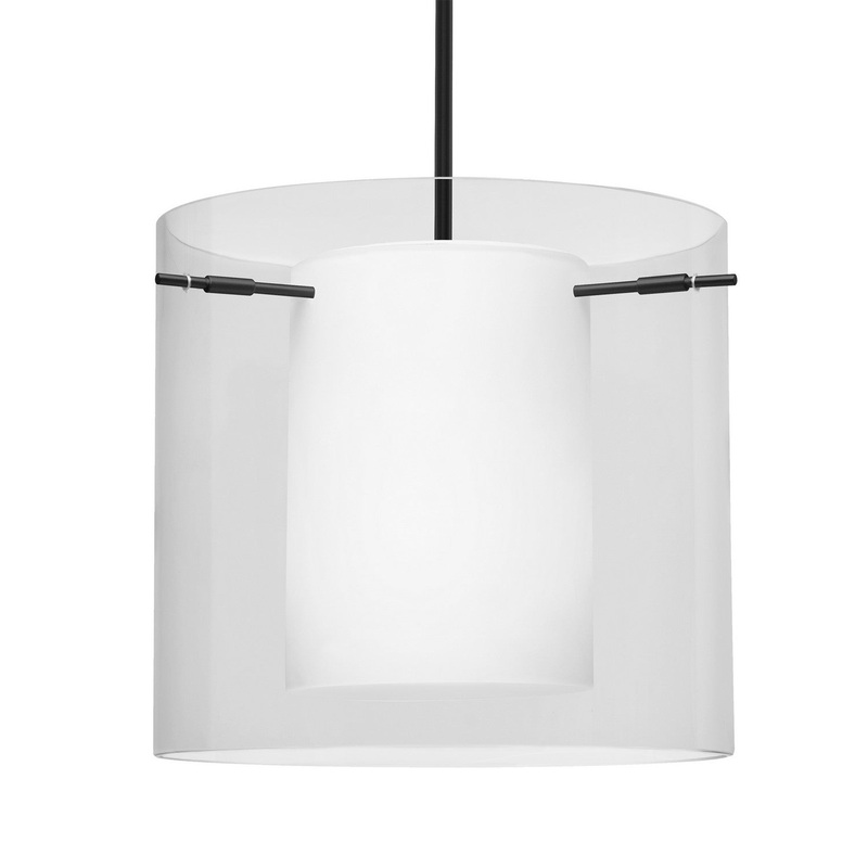 Besa 1TT-C18407-BK Besa Pahu 12 Stem Pendant One Light Pendant Black