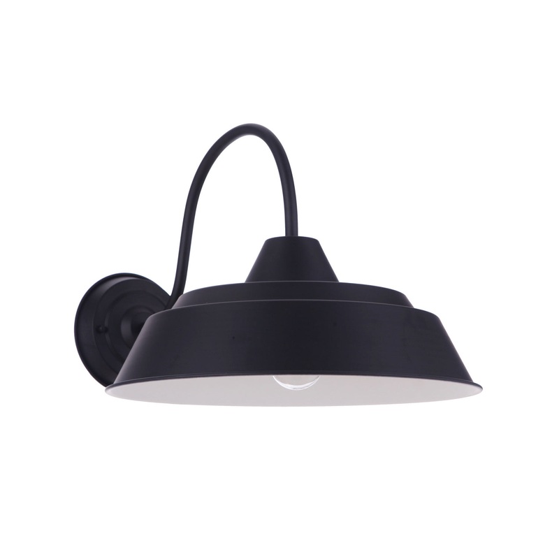 Craftmade ZA5524-MN Landmark One Light Outdoor Wall Mount Midnight