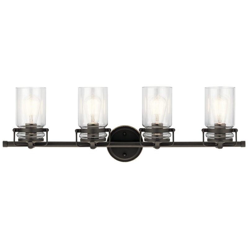 Kichler 45690OZ Four Light Bath, Olde Bronze