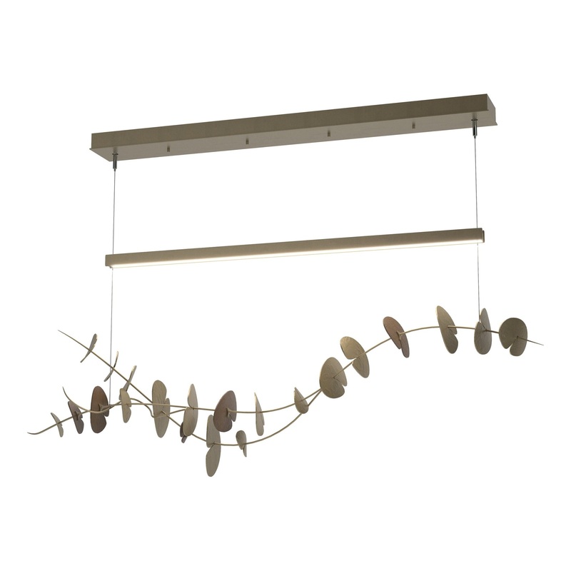 Lily LED Pendant Soft Gold Bronze