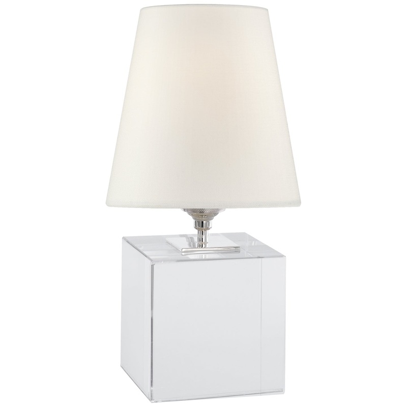 One Light Accent Lamp from the Terri Collection in Crystal Finish by Visual Comfort Signature