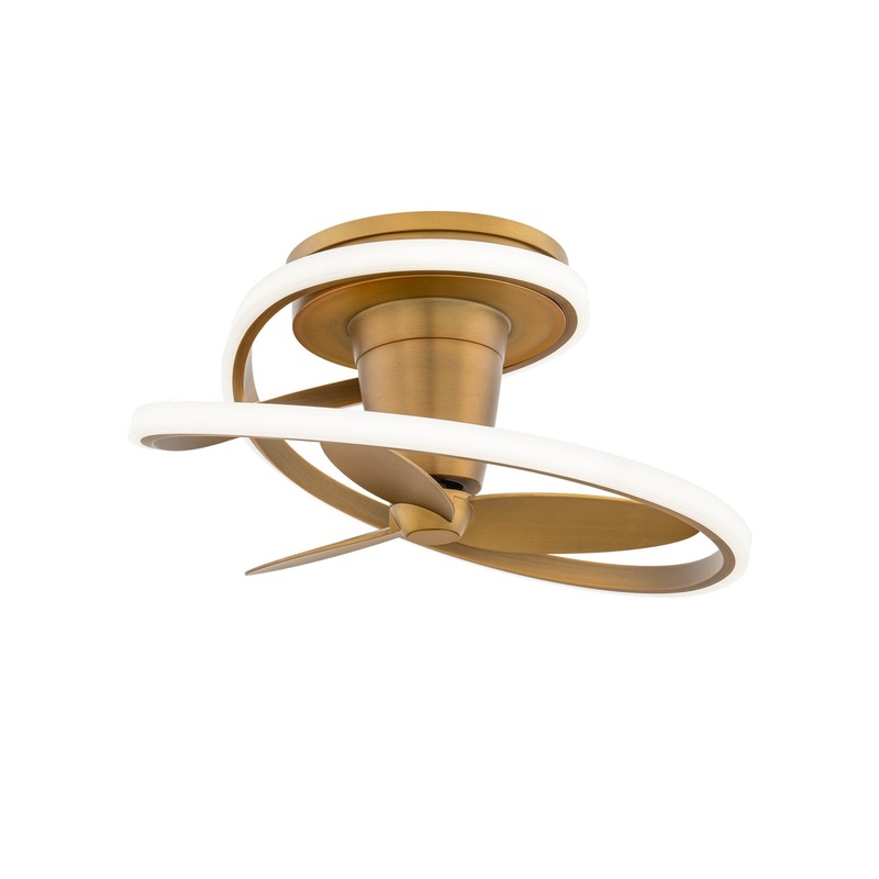 28″Ceiling Fan from the Veloce Collection in Aged Brass Finish by Modern Forms Fans