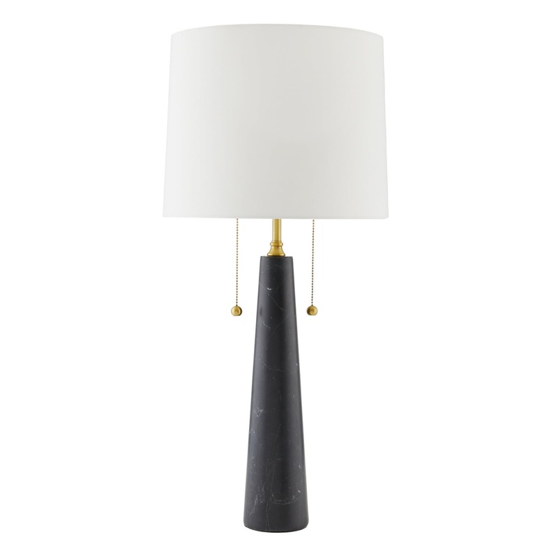 Arteriors 49924-711 Sidney Two Light Table Lamp Black