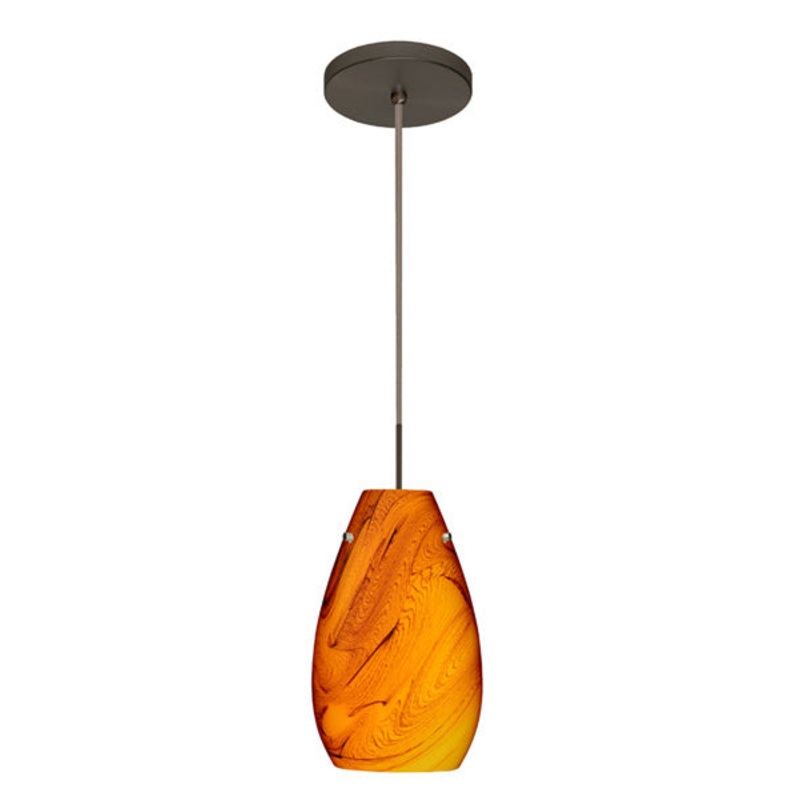 Besa 1JT-4126HB-BR Pera One Light Pendant Bronze