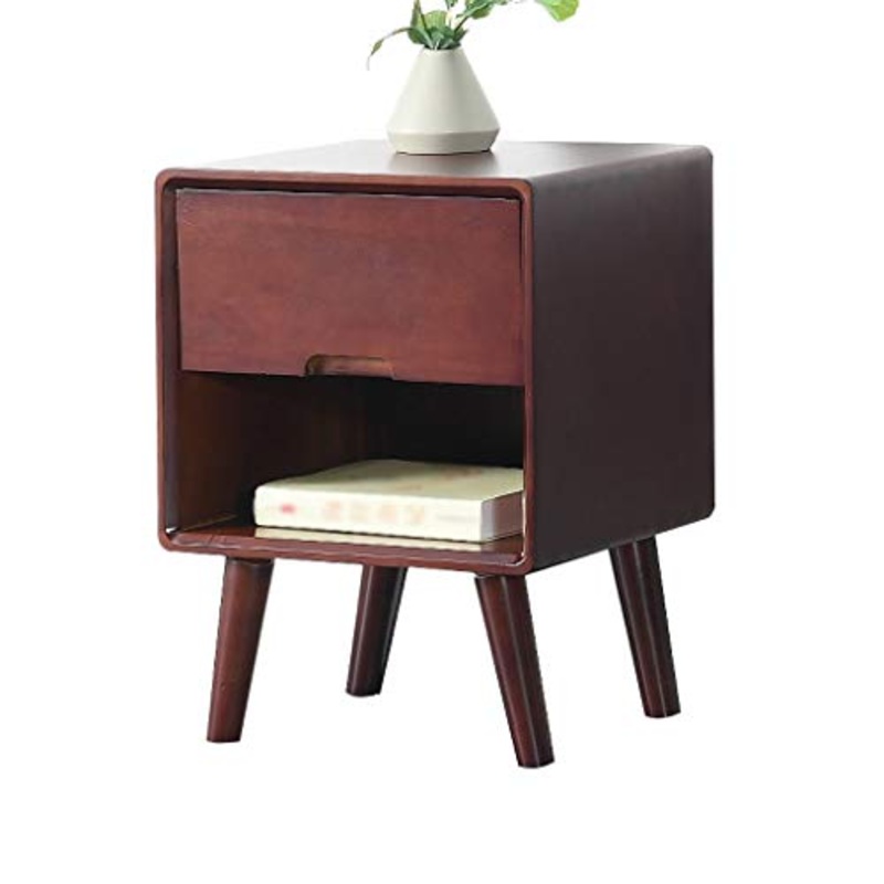 Comodino Pine Assemblea Domestica Mini Locker di pompaggio Addensare da Terra Multifunzione Storage Box Camera Studio 40X35X54cm FANJIANI (Color : Honey Color, Size : B)