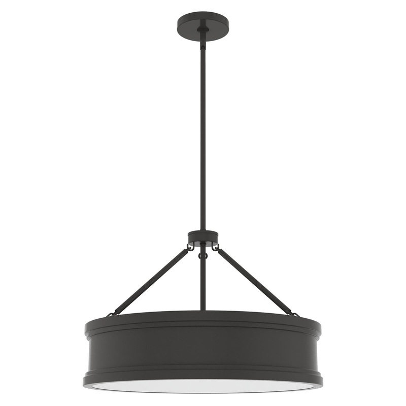 Five Light Pendant from the Capshaw Collection in Noble Bronze Finish by Hunter