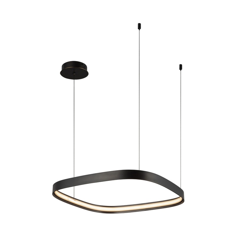 LED Pendant from the Yukon Collection in Urban Bronze Finish by Kuzco Lighting