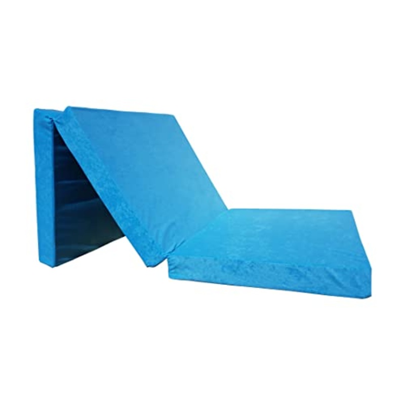 Materasso pieghevole emergenza 195 x 65 x 8 cm (blu 1331)