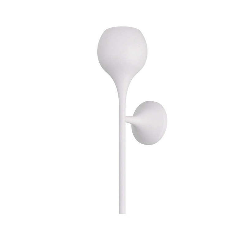One Light Wall Sconce from the Thorpe Collection in White Gesso Finish by Arteriors