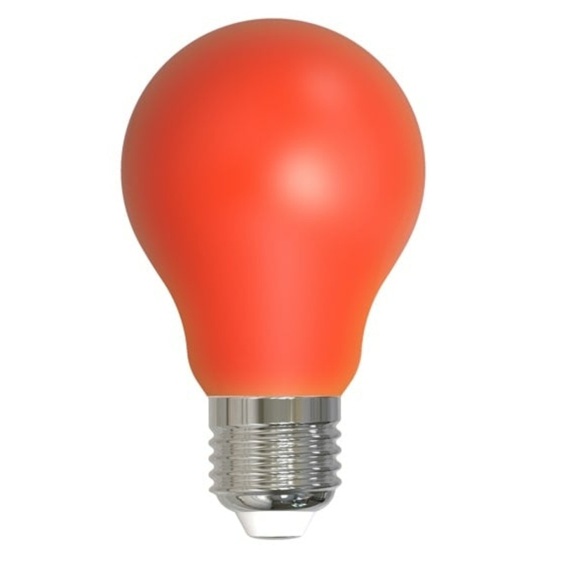 4.5 Watt A19 Ceramic Red, E26 base, 120 Volt Light Bulb by Bulbrite
