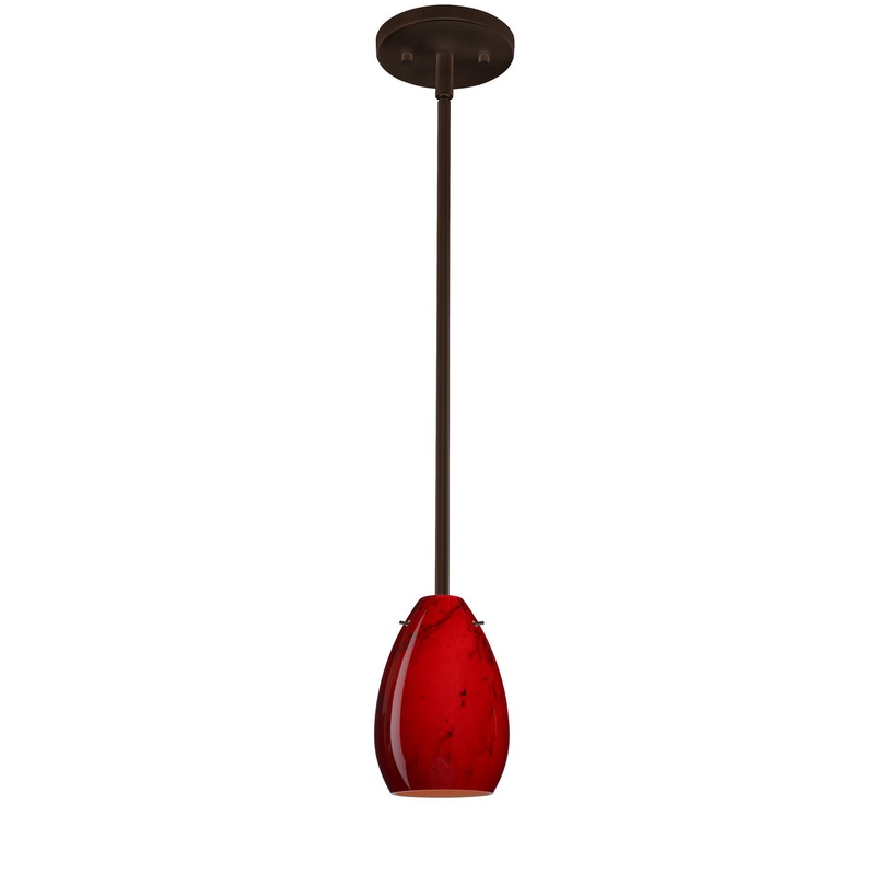 Besa 1TT-1713MA-BR Pera One Light Pendant Bronze (Discontinued)