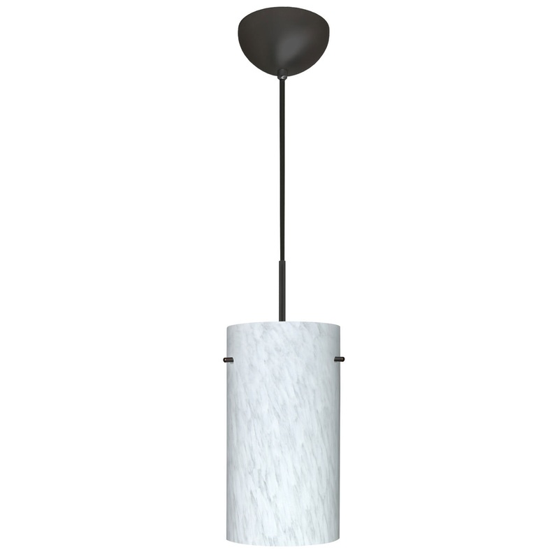 Besa 1VC-412019-BK Tondo One Light Pendant Black (Discontinued)