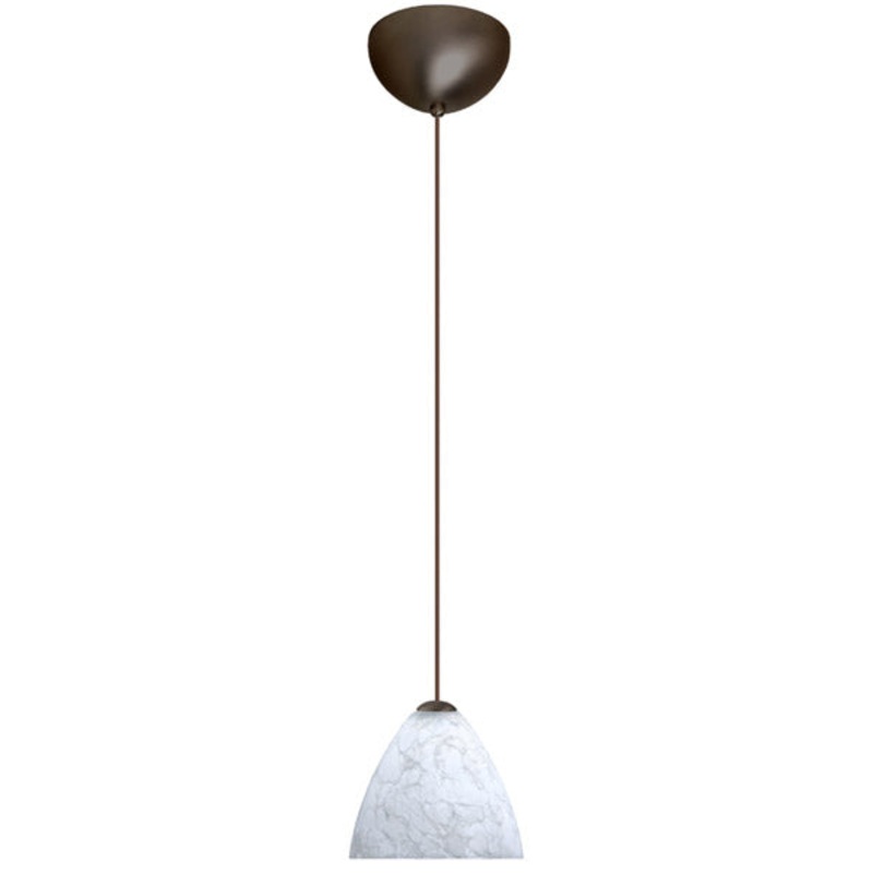Besa 1XC-177919-BR Mia One Light Pendant Bronze