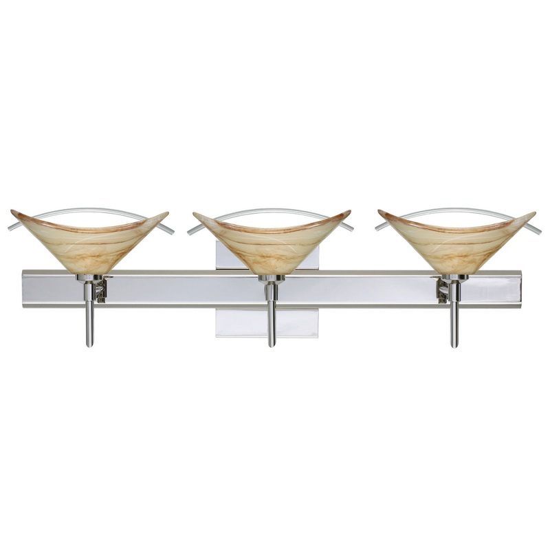 Besa 3SW-181305-CR-SQ Hoppi Three Light Wall Sconce Chrome (Discontinued)
