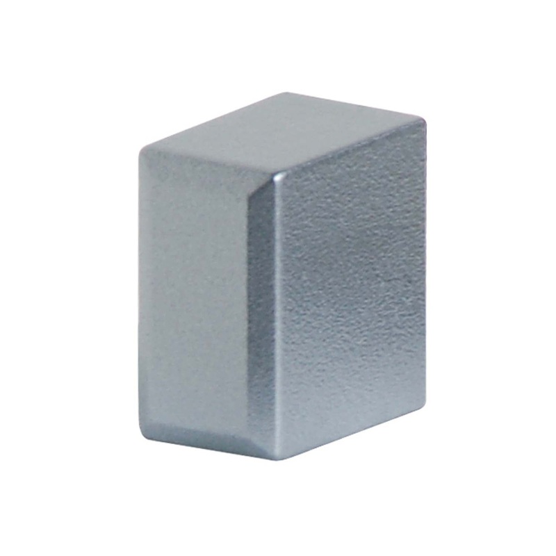 Besa R12-NDCAP-SN Monorail Components Rail End Cap Satin Nickel