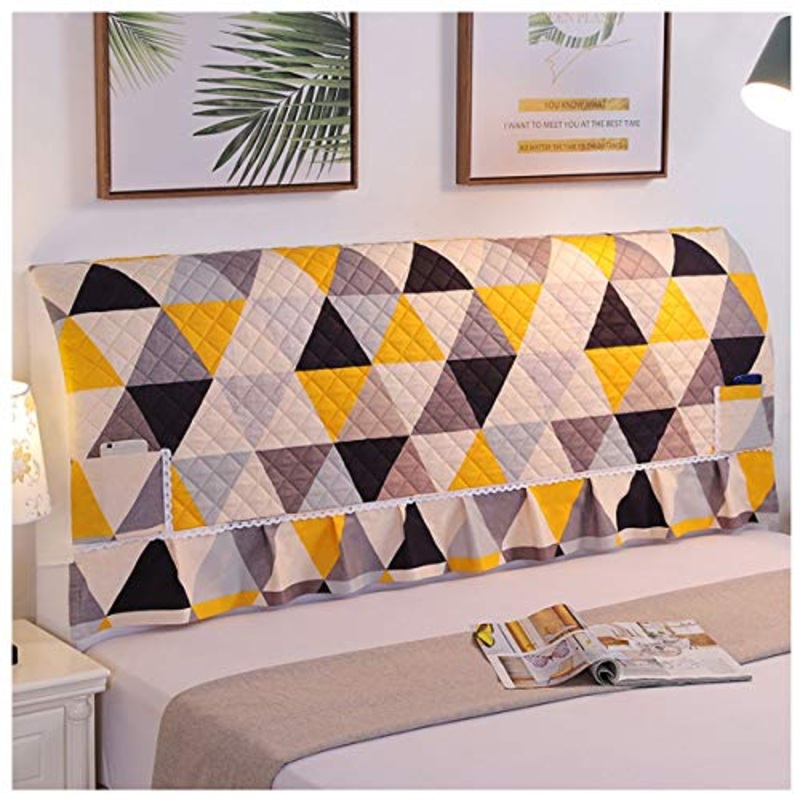 HDGZ Copri Testata Letto Elastica Copritestata Letto Fodera Protezione Protezione Elastica Lavabile Decorazione Camera da Letto (Color : I, Size : 2.1m)
