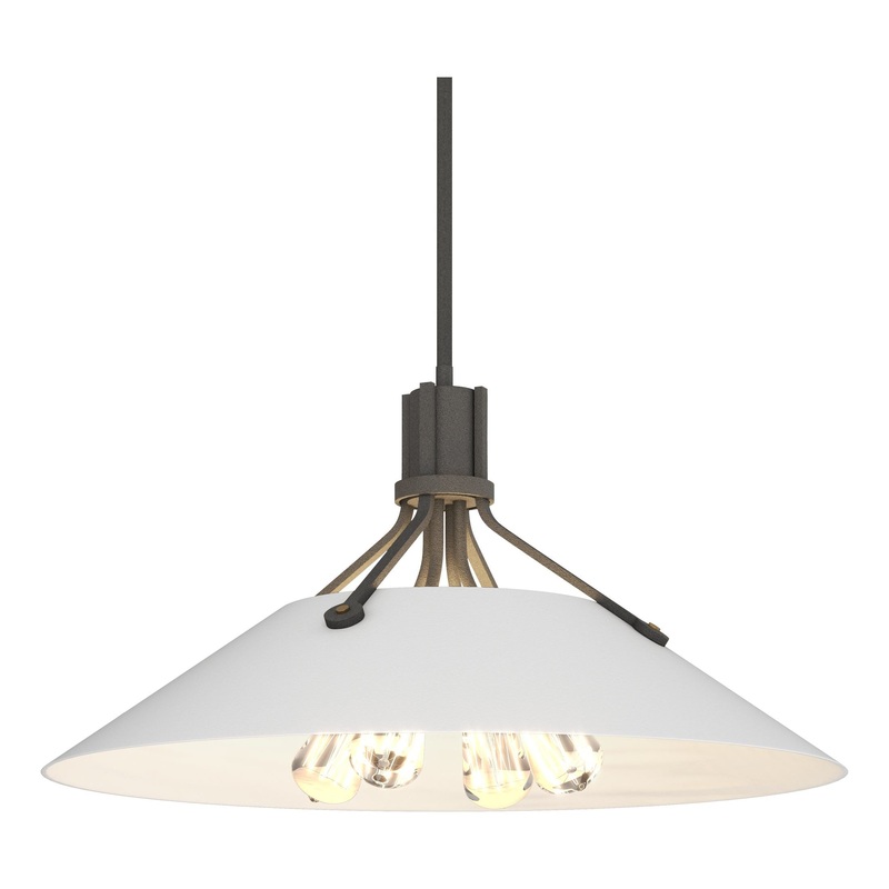 Henry Pendant Natural Iron White