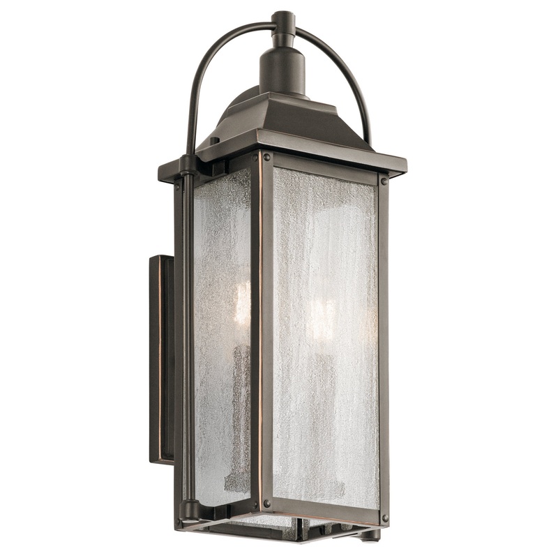 Kichler 49714OZ Two Light Outdoor Wall Mount, Olde Bronze