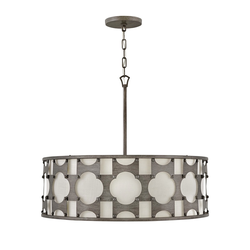 LED Chandelier from the Carter Collection in Weathered Bronze Finish by Hinkley