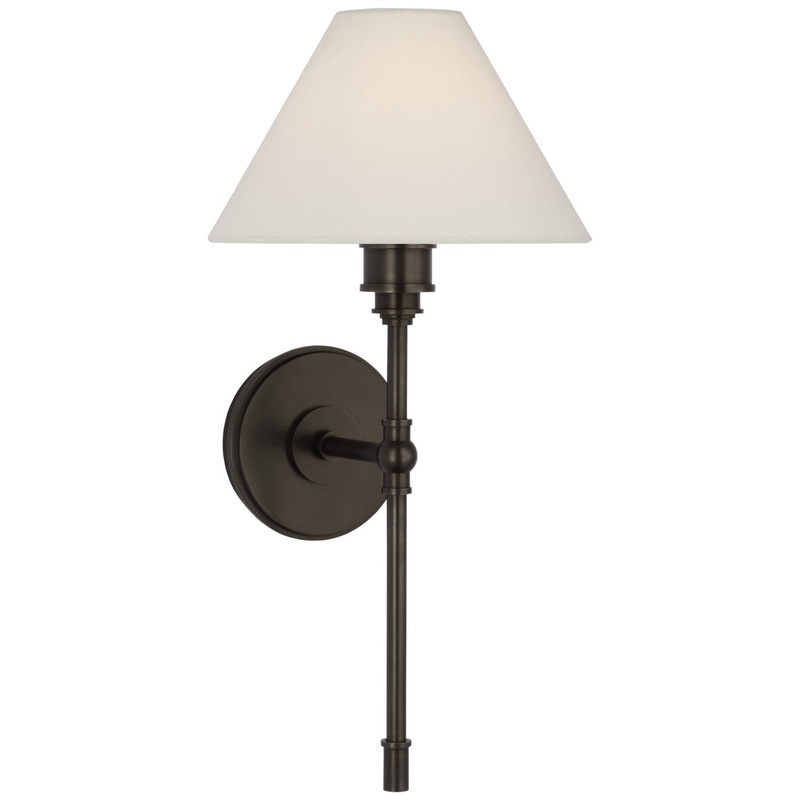 LED Wall Sconce from the Parkington Collection in Bronze Finish by Visual Comfort Signature