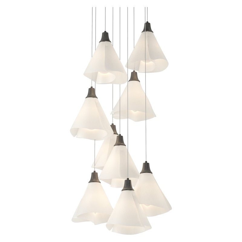 Mobius 9-Light Pendant Natural Iron