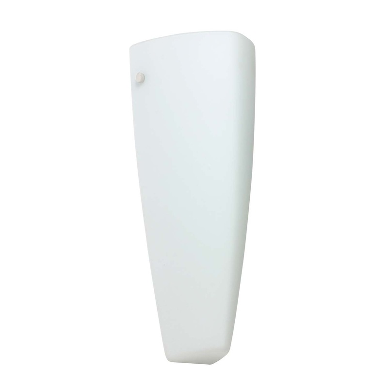 One Light Wall Sconce from the Lina Collection in White Finish by Besa