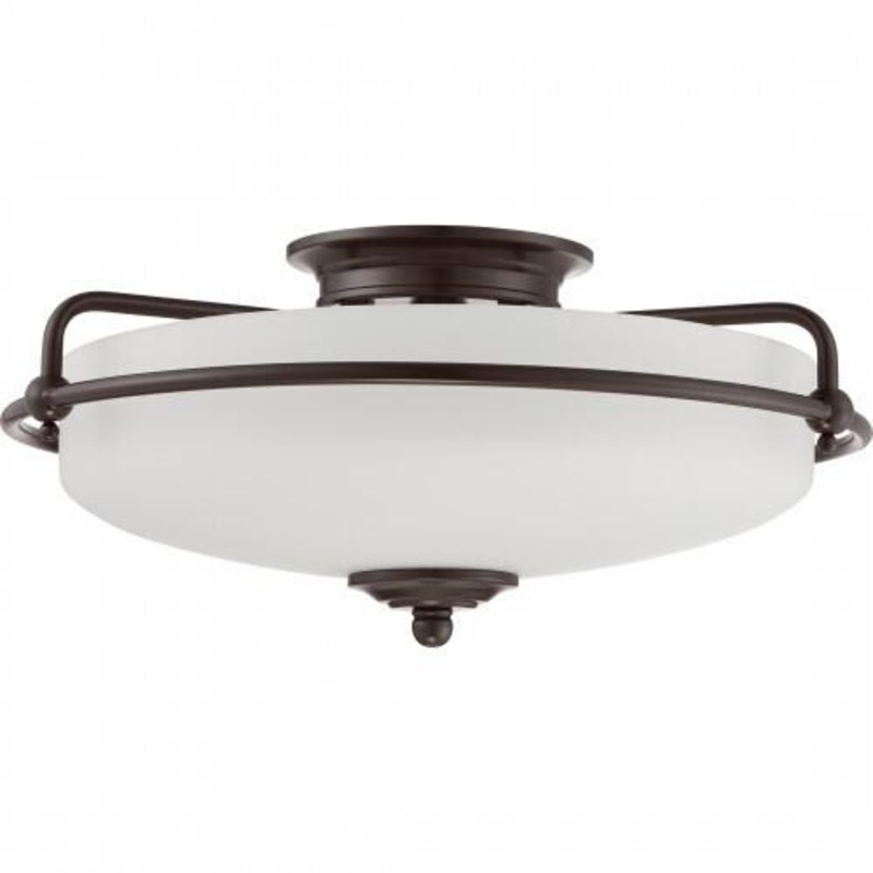 Quoizel GF1617PN Griffin Flush mount plldg brnz Flush Mount