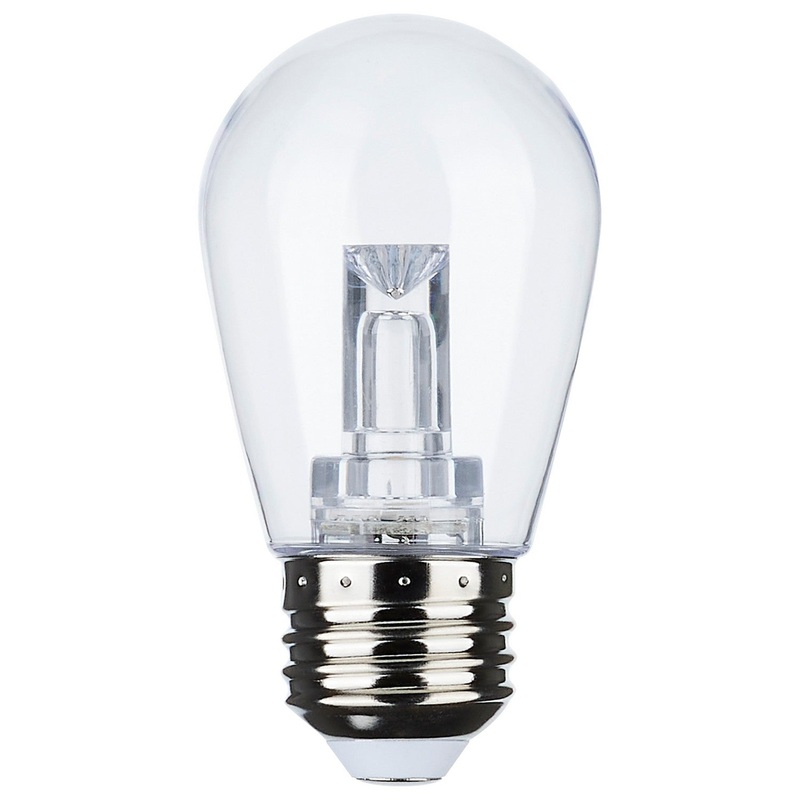 Replacement LED String Light Lamp – 1 Watt – S14 – RGBW – Starfish IOT – Clear – 12 Volt – Medium Base – 2-Pack Light Bulb by Satco